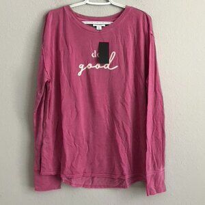 Studio Park x Kerstin Lindquist Affirmations Knit Top - Fuchsia (Sz S) a628887